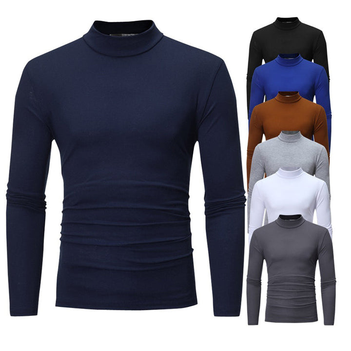 Cotton High-necked Thermal T-shirt By Aussentials
