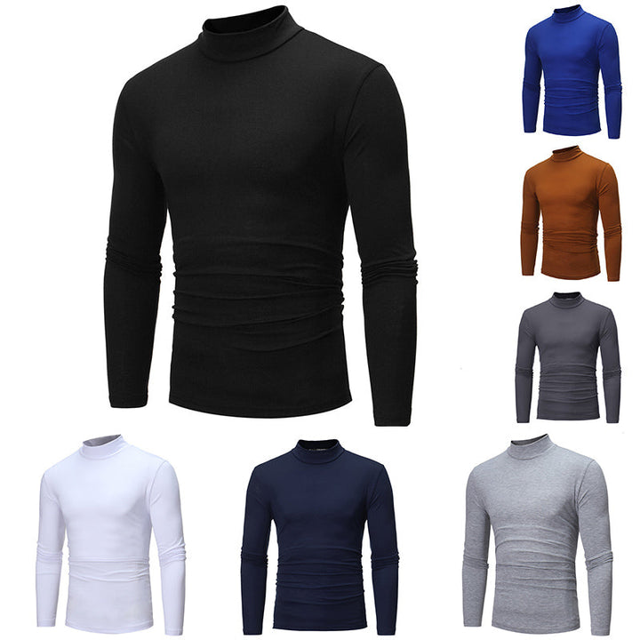 Cotton High-necked Thermal T-shirt By Aussentials