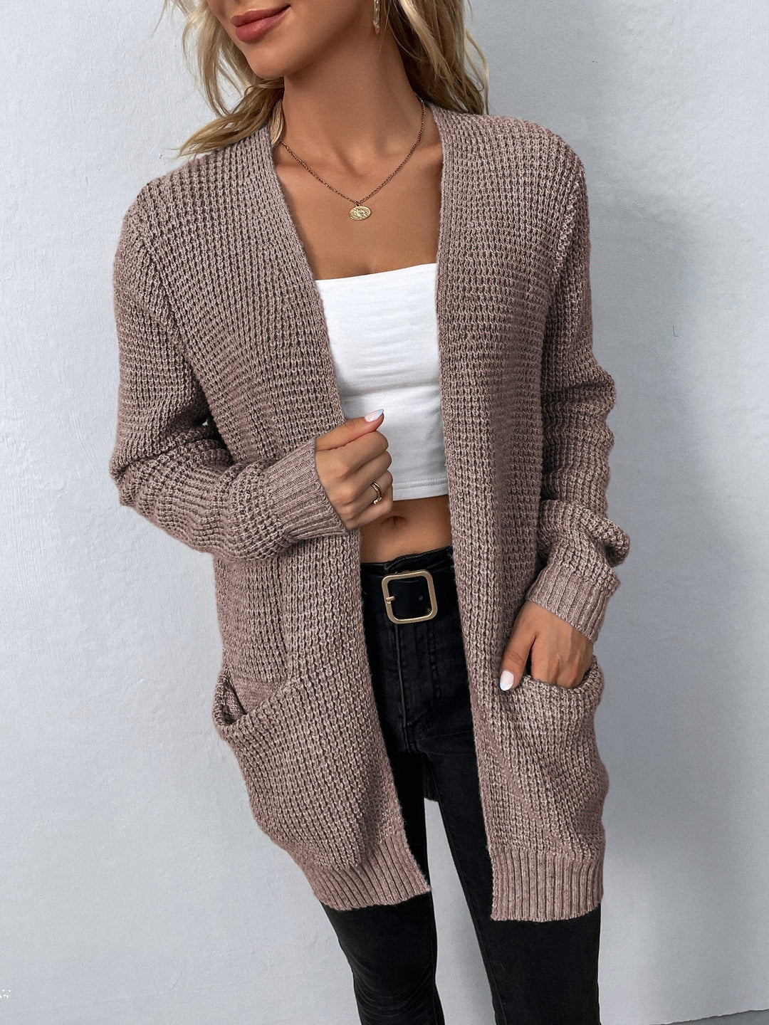 Tatiana - Long Sleeve Knitted Cardigan By Aussentials