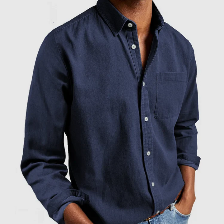 Mario | Men's Cotton Blend Shirt By Aussentials