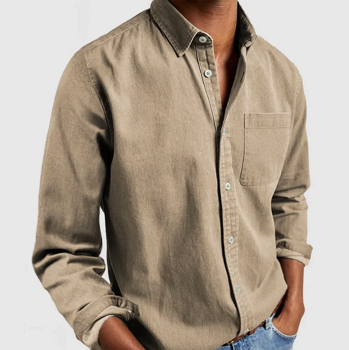 Mario | Men's Cotton Blend Shirt By Aussentials