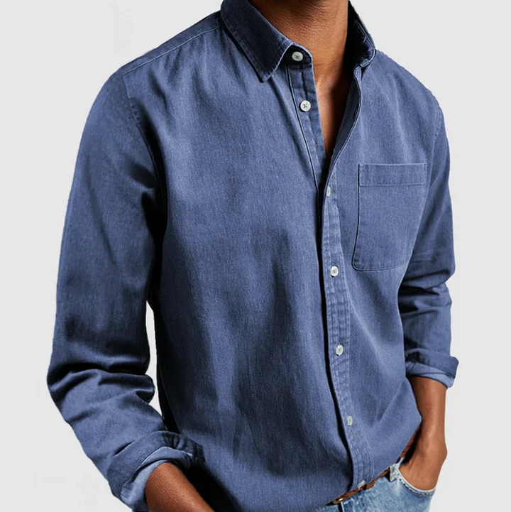 Mario | Men's Cotton Blend Shirt By Aussentials