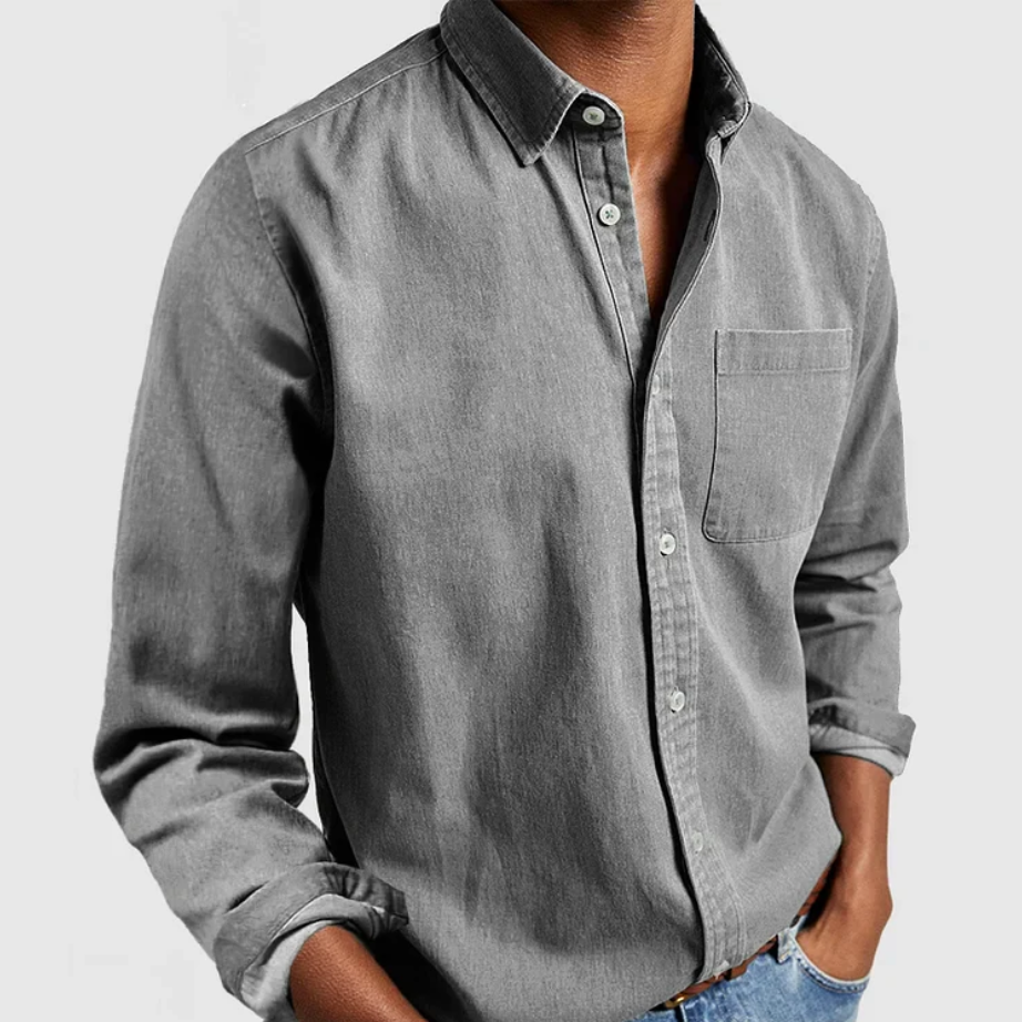 Mario | Men's Cotton Blend Shirt By Aussentials