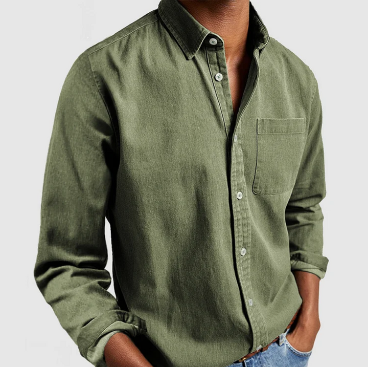 Mario | Men's Cotton Blend Shirt By Aussentials